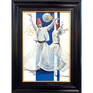 Abdul Hameed, 12 x 18 inch, Acrylic on Canvas, Figurative Painting, AC-ADHD-040